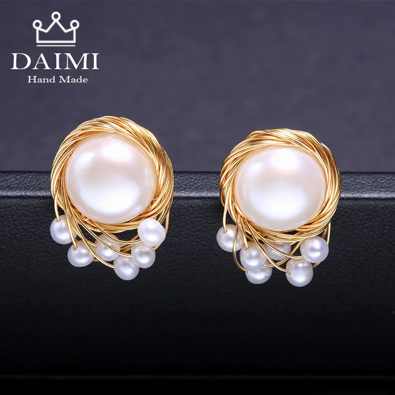 Aliexpress.com : Buy DAIMI Women Pearl Jewelry Designs Yellow Gold ...