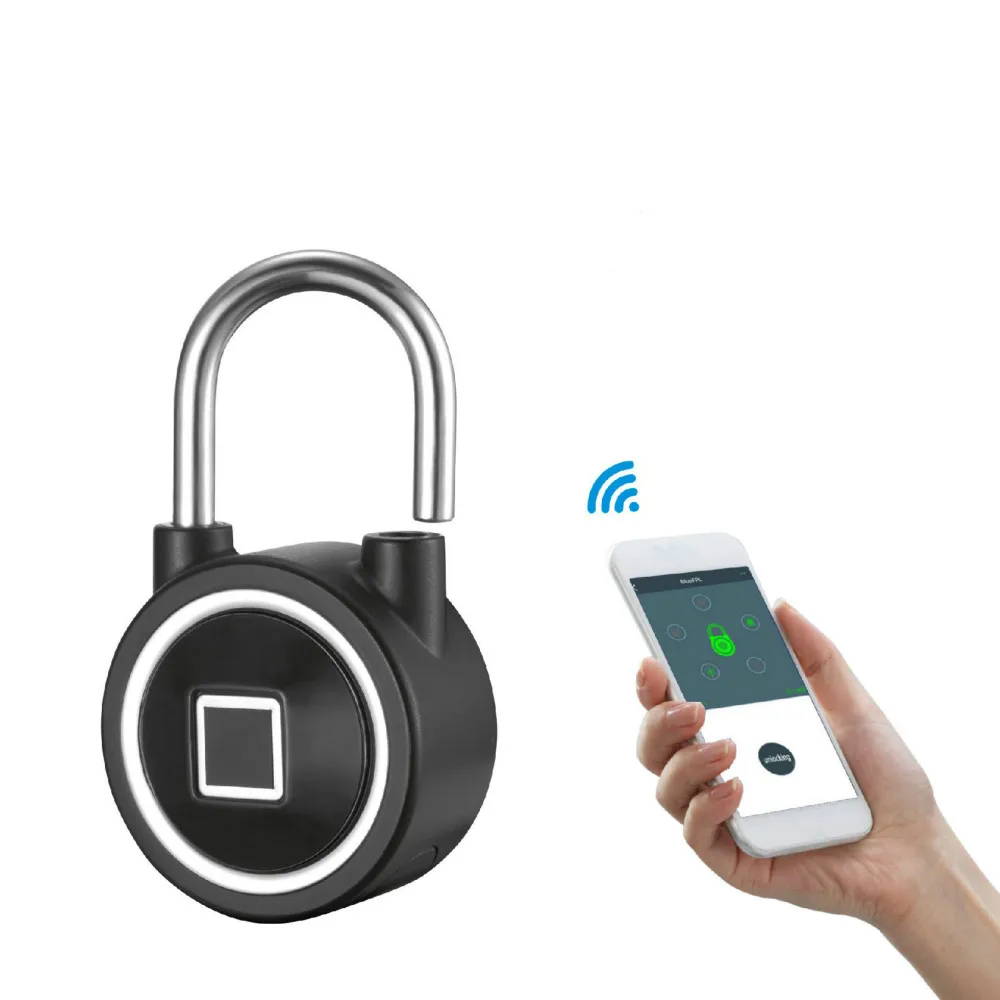 

Electronic intelligent Bluetooth fingerprint password padlock home door APP remote management mobile phone unlock