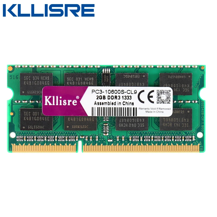 

Kllisre ram laptop ddr3 2gb 1333Mhz Memory Notebook SO-DIMM