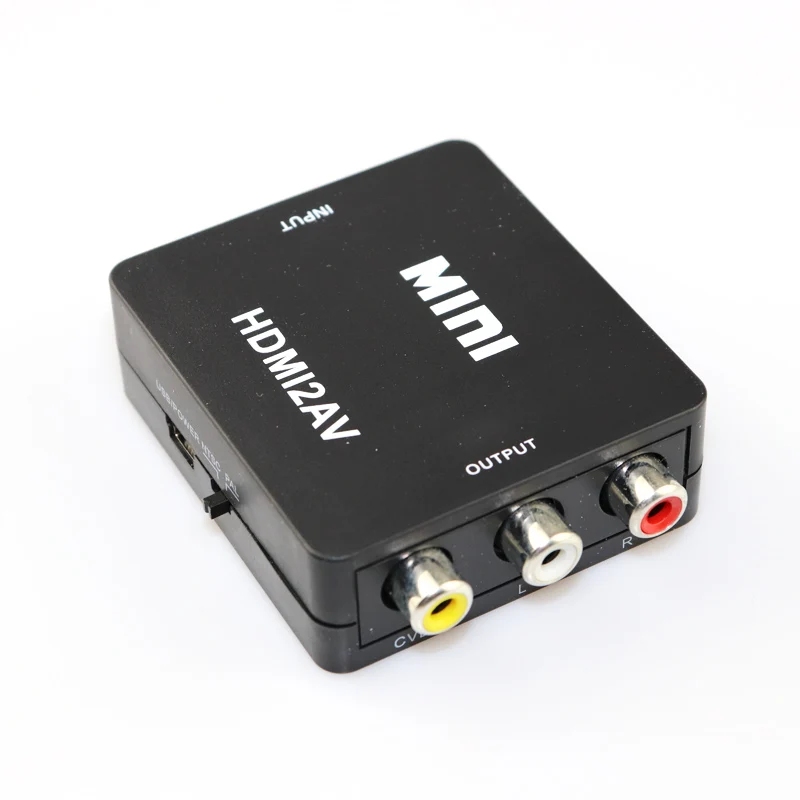 Адаптер HDMI в AV/RCA CVBS 1080P конвертер видео HDMI2AV адаптер с поддержкой NTSC PAL выход