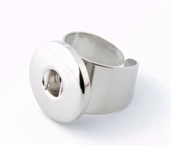 

HOT sale DIY elastic fashion snaps ring for snap buttons fit 18/20mm snaps buttons charm jewelry