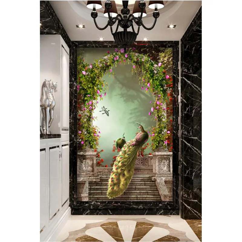 

Youran Europe Style Home Decor Diamond Painting, Garden Scenery,diy 5d, Diamond Embroidery, Peacock,Animal,Diamond Mosaic Kit