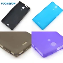 VOONGSON TPU Silicone Gel Case Cover For Sony Xperia ZR C5502 C5503 M36h Cell Phone Protective Cover Bags matte soft