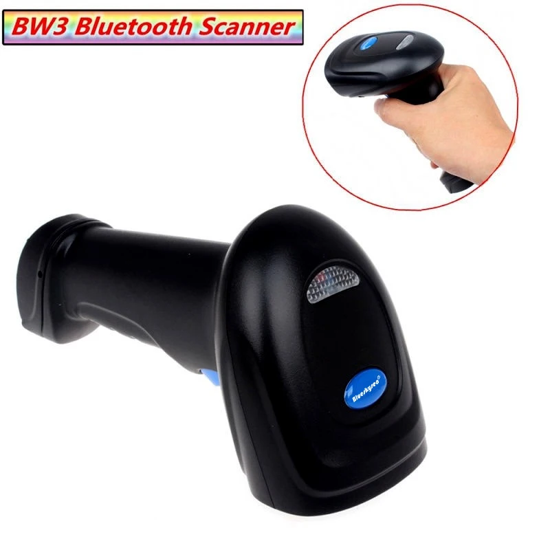 Беспроводной Bluetooth ручной сканер штрих кода Blueskysea BW3 EAN UPC USB лазерный считыватель