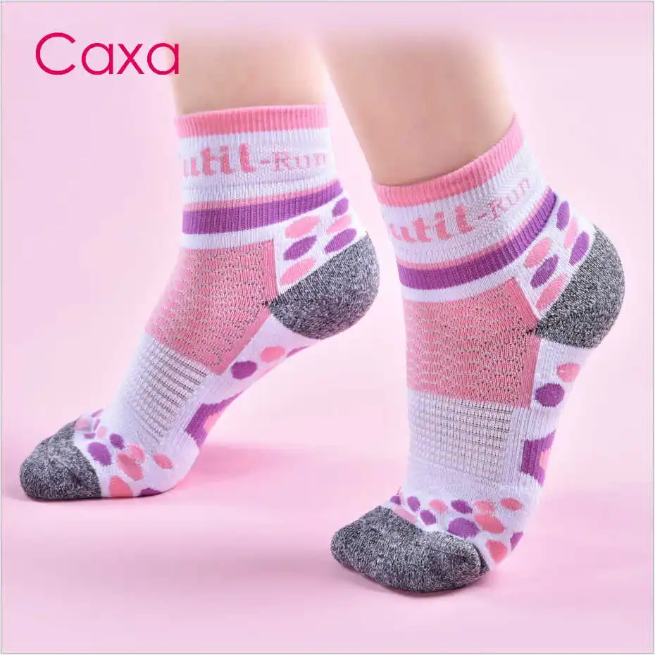 Professional Womens Running Socks 4 Pair Anti-sweat Comfortable Soft Quick Dry Jogging Climbing Socks