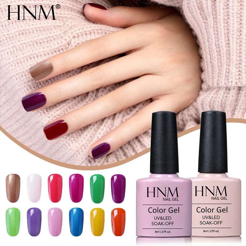 

HNM Pure Color 8ML UV Nail Polish Stamping Paint Nail Polish Negellak Lucky Lacquer Nail Art Gelpolish Enamel Hybrid Varnish Ink