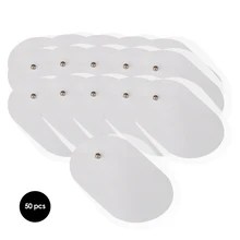 50 шт./лот электроды колодки для массажера цифровой TENS терапия машина электронный шейного позвонка физиотерапия низкая частота