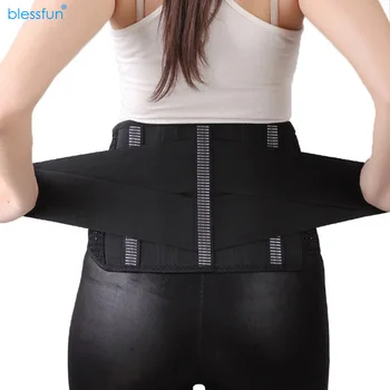 

Breathable Lumbar Care Double Adjustable Brace Belt Pain Relief Protection Waist Belt Durable Support Braces