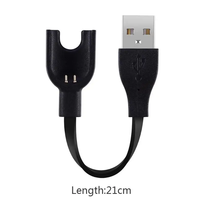 21 см OD2.8 TPE USB колыбель для передачи данных Док-часы Быстрый зарядный кабель для Xiaomi Mi Band 3 Смарт зарядное устройство-браслет высокого