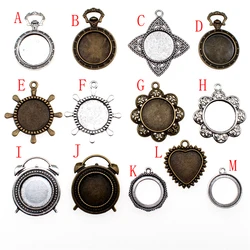 1 Piece 20mm Round Glass Cabochon Base Setting Pendant Tray For Jewelry DIY Making connectors for jewelry making glass cabochon 1 Piece 20mm Round Glass Cabochon Base Setting Pendant Tray For Jewelry DIY Making connectors for jewelry making glass cabochon