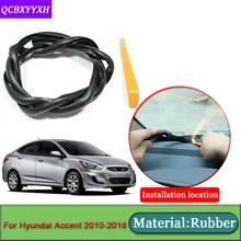 Автостайлинг для hyundai Accent 2010- анти-звуконепроницаемые не пропускающие шума пылезащитные панели автомобиля Лобовое стекло уплотнительные полосы автомобильные аксессуары