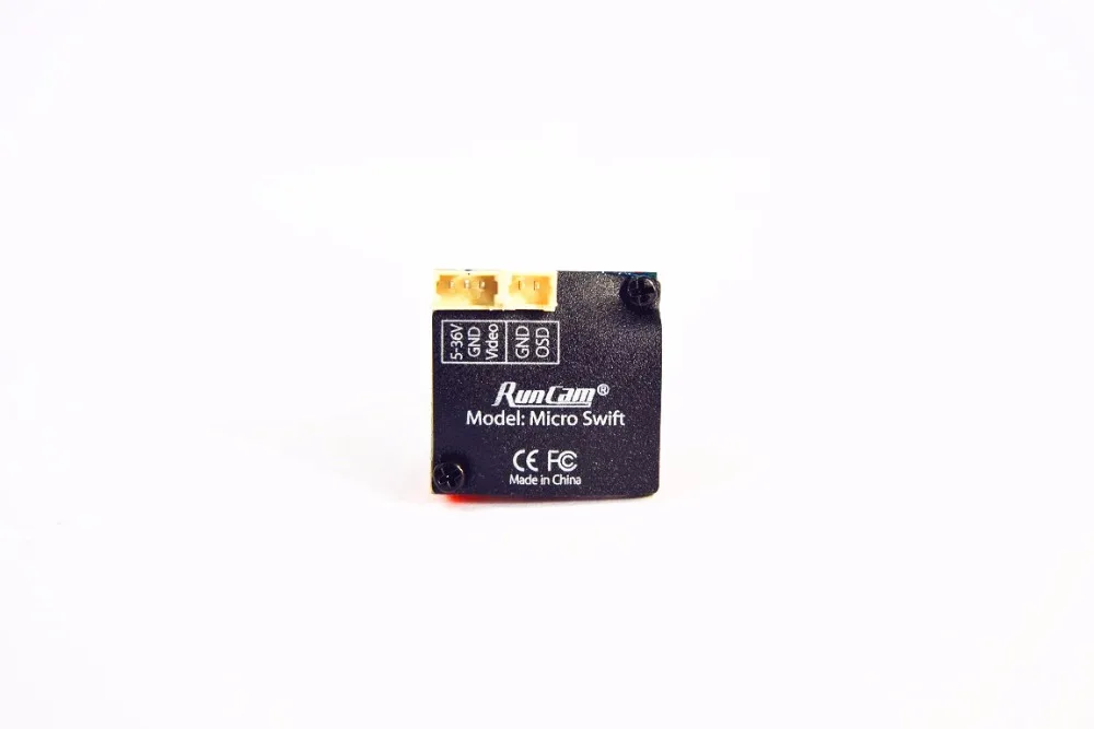 В наличии RunCam Micro Swift 600TVL 2 1 мм IR Blocked 1/3 CCD FPV камера PAL NTSC 5 6g мини для RC игрушки Мини