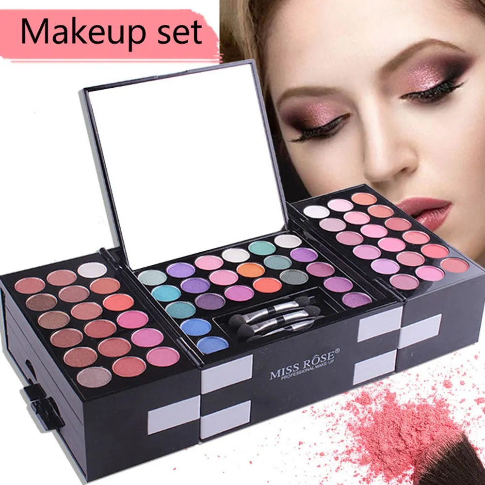 Blush em pó Freshme 148 Cores Box Grupo Maquiagem Profissional da Paleta da Sombra Brilho Pigmento da Sobrancelha Maquiagem Cosméticos Tool Kit 19 pigmento kit maquiagem cosméticos ferramenta