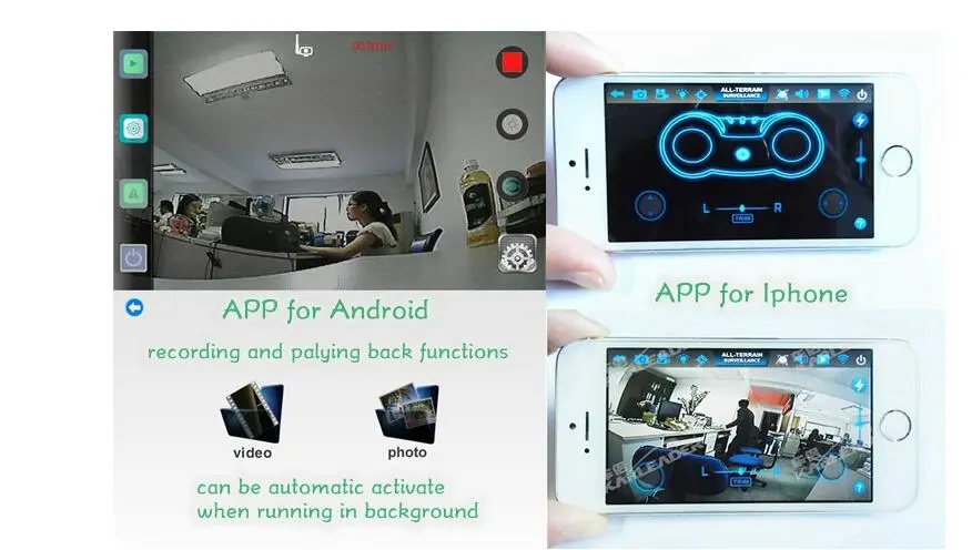 Новейшая Wi Fi камера заднего вида Android/I телефон с DVR full HD Автомобильный