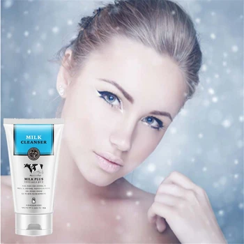 

Milk Anti-Wrinkles Cleanser Face Wash Facial Cleanser Anti-Aging Deep Clean Purify Pores 100g