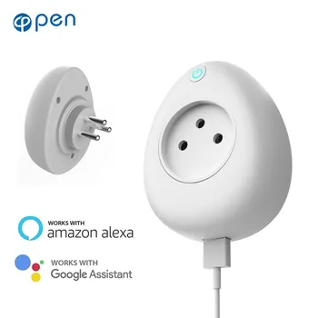 

Israel South Africa specification smart WiFi socket alexa voice control mobile phone app remote control 15A