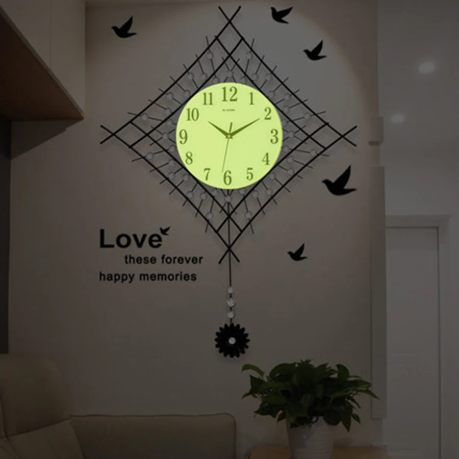 

Nordic Simple Digital Wall Clock Luminous Silent Fashion Wall Clock Wandklok Groot Home Decoration Accessories Modern 40C033