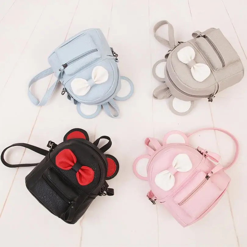 

New Mickey Backpack Artificial Leather Ladies Mini Bag Women Bag Sweet onions adolescent girls Mochila Feminina 18JUNE12 M