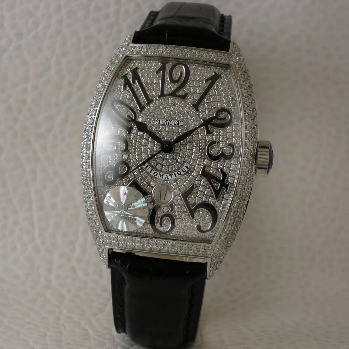WG06101 мужские часы Топ бренд подиум роскошный европейский дизайн автоматические механические часы