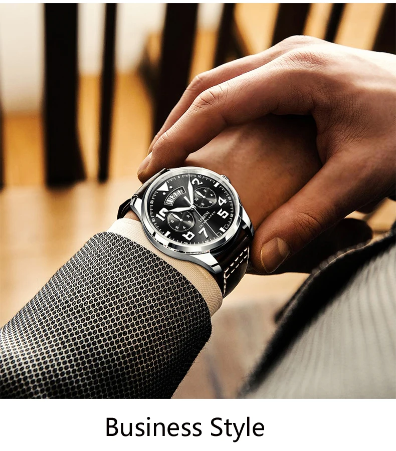 Лидирующий бренд Швейцария LOBINNI мужские часы Япония MIYOTA 9122 автоматические механические MOVT Мужские сапфировые relogio masculino L16051-5