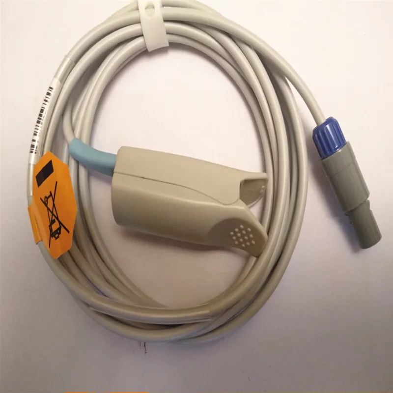 Совместим с датчиком Mindray Spo2 MEC1000/PM9000 датчик зажимом для пальцев взрослых