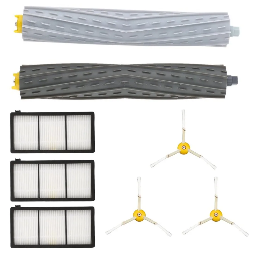 

Replacement 3pcs Side Brush 3pcs HEPA Filter 2pcs Rolling Brush For Roomba 800 Series Vacuum Cleaners Sweeping Robot Parts