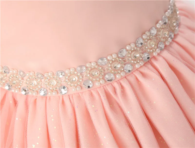 Розовое платье для малышей; летняя одежда с цветочным узором для девочек; свадебное платье; костюм принцессы для маленьких девочек; вечерние торжественные платья; одежда для детей
