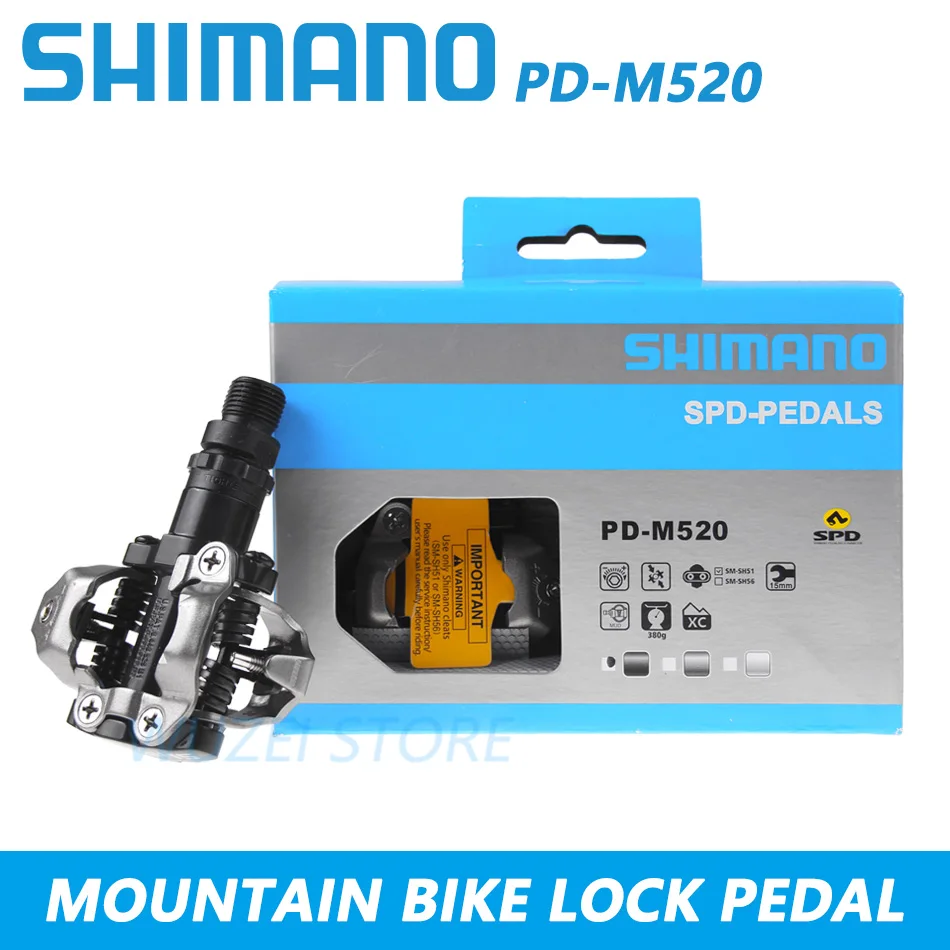 Shimano PD M520 педаль SPD MTB горного велосипеда M540 Self Lockings контактные педали M8000 M8020