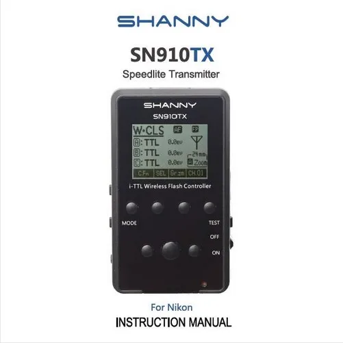 

SHANNY SN910TX 2.4G Trigger for SN910EX-RF Flash