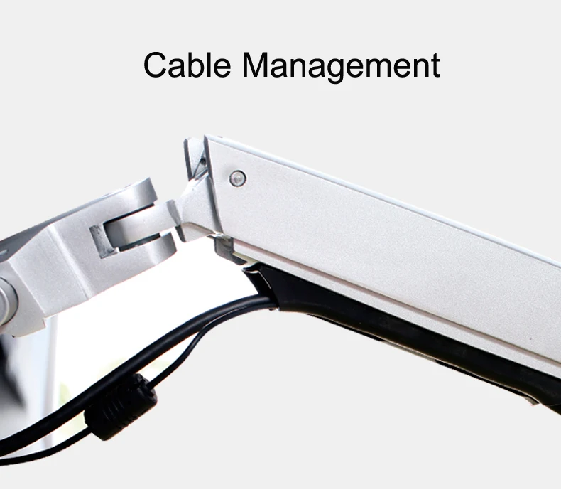 Suporte do Portátil de Montagem na Parede Mecânica de Alumínio Braço Ultra Longo Mola Movimento Completo Portátil Montagem Monitor Titular Lapdesk Xsj8013wt - Imagem 5