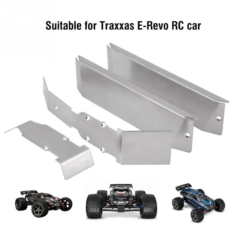 4Pcs Metal RC Car Protector Armor Accessory Protection Plate Chassis