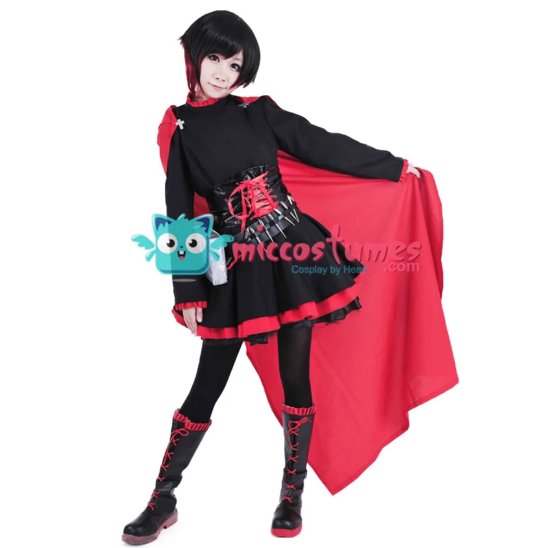 

Ruby Rose Cosplay Costume Anime Women Dress Cloak