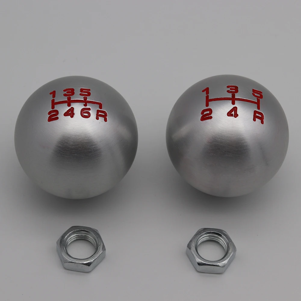 Aluminum 5/6 Speed Handball Shape Shift Gear Knob For Honda Fit Civic City FD2 FN2 EP3 TYPE R