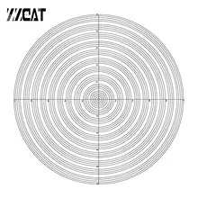 921 концентрический круг микрометр оптические лабораторные слайды калибровка сетка для оптического лабораторного микроскопа часть