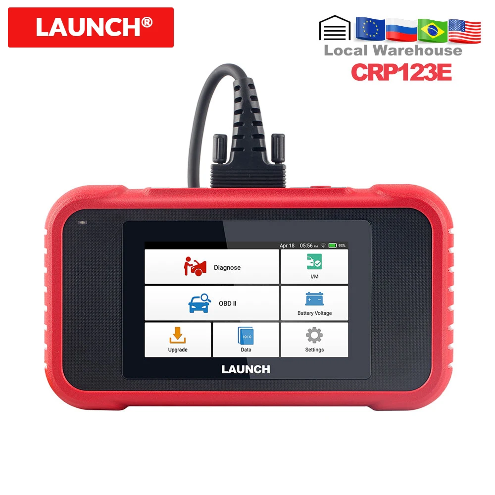 

LAUNCH CRP123E OBD2 OBDII Code Reader ENG ABS SRS Transmission X431 CRP 123E Car Diagnostic Tool CRP123 Scanner Free Update