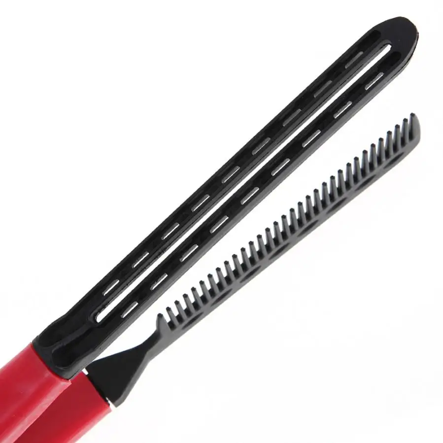 Расческа для выпрямления волос с V образным выпрямлением M31X17|straightening brush|v