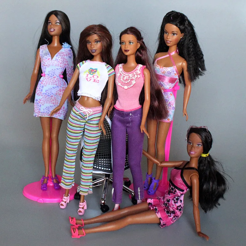 baseren Oorlogsschip formeel Originele Zwarte Huid Pop/Limited Edition Pop met 5 Joint flexibele/Afrika Pop  Zwarte Dikke Haar Voor Barbie Pop Gift Xmas|doll black|black skin dollhair  for barbie - AliExpress