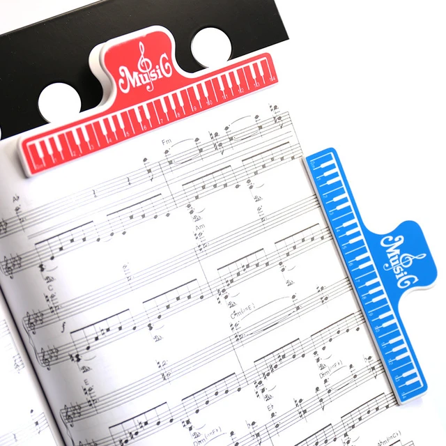 Music Note Fixed Clips Book Holder For Reading » Music Note Gifts