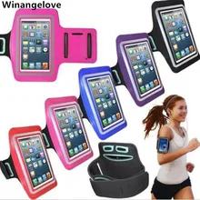 Winangelove 200 шт для iPhone регулируемый ремень нарукавник для бега для iPhone4 4S 5 5S открытый Водонепроницаемый мобильный наручный чехол для телефона