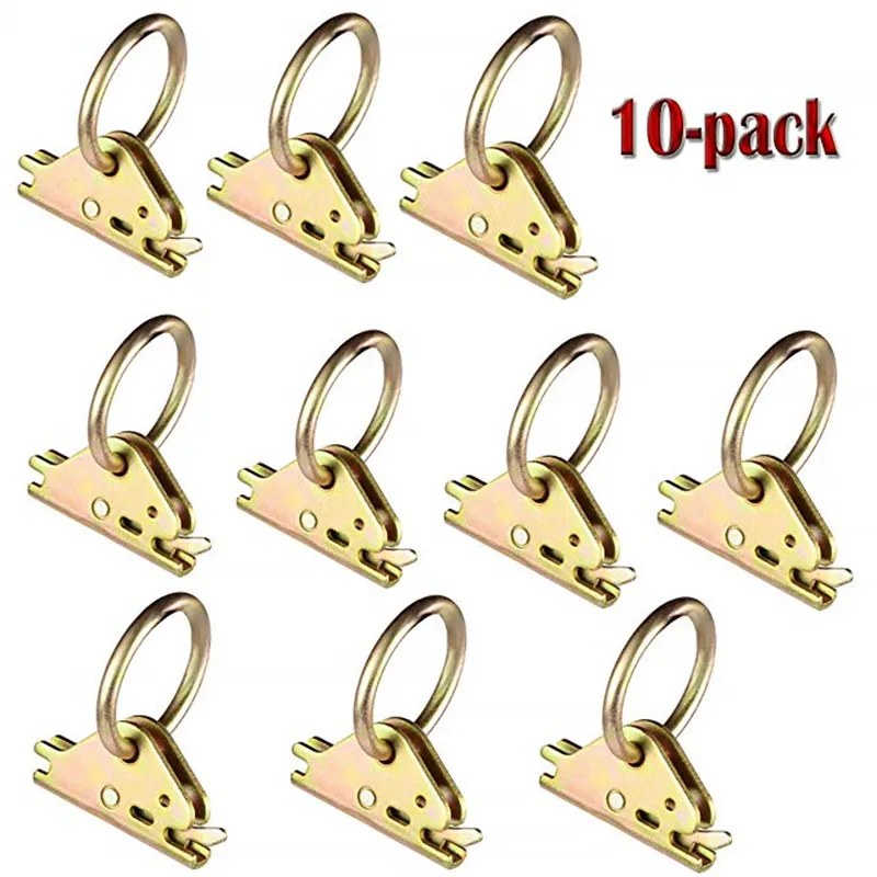 Новый Bolaxin стальной E Track O Ring Tie Down Anchors 10 Pack для грузовых грузов в плоских кроватях