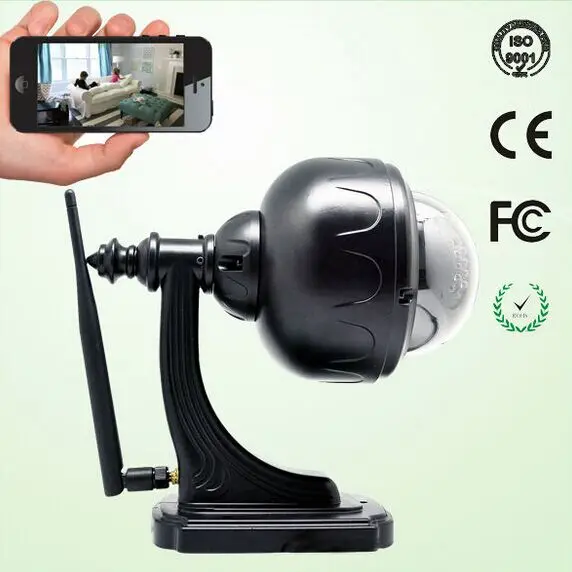 

YobangSecurity 5XZoom Mini Outdoor Waterproof Dome Pan Tilt 1.3MP IR-CUT IR LEDs Wireless Surveillance Camera With TF card Slot