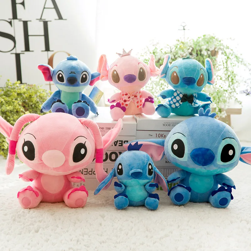 

Kawaii Stuffed Cartoon Stitch Lilo & Stitch Plush Toy Sleeping Stich Stuffed Toy Birthday Christmas Children Kid Gifts