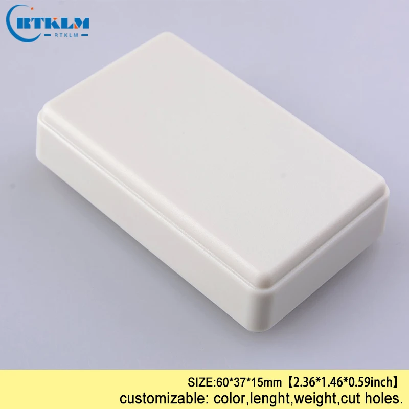 Gabinete De Plástico Abs Blanco 125x67x51mm Caja pequeña de proyectos para circuito electrónico 