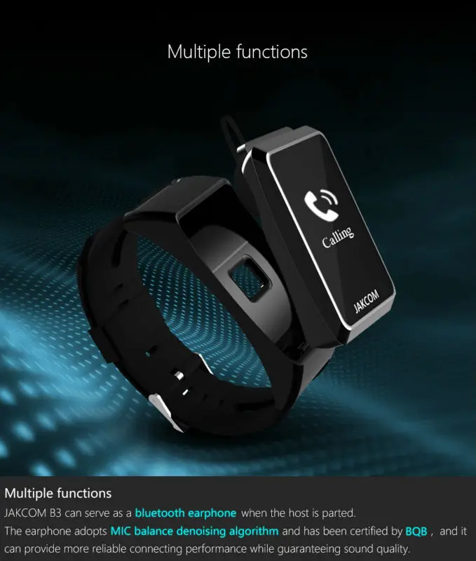 Jakcom B3 Smart Band новый продукт браслетов, как Teclast H30 Anillo Inteligente bluetooth Pulsera фитнес