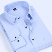 New Arrival Men Dress Shirt Plus Size 5XL Long sleeves Casual Button Shirts Camisa High Quality Masculina Slim Fit Men Shirts