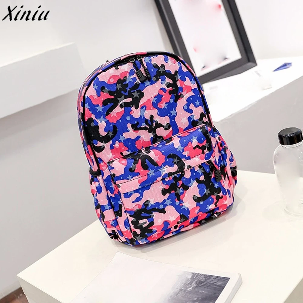 Women Graffiti Pattern Backpacks Stylish Space Backpack Girls School