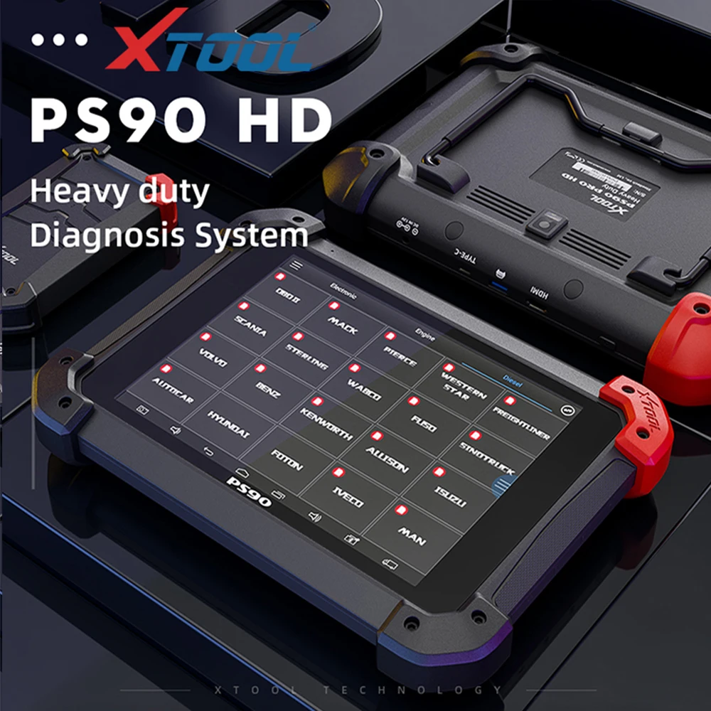 Диагностический инструмент OriginalXTOOL PS90 HD OBD2 автомобильный диагностический для