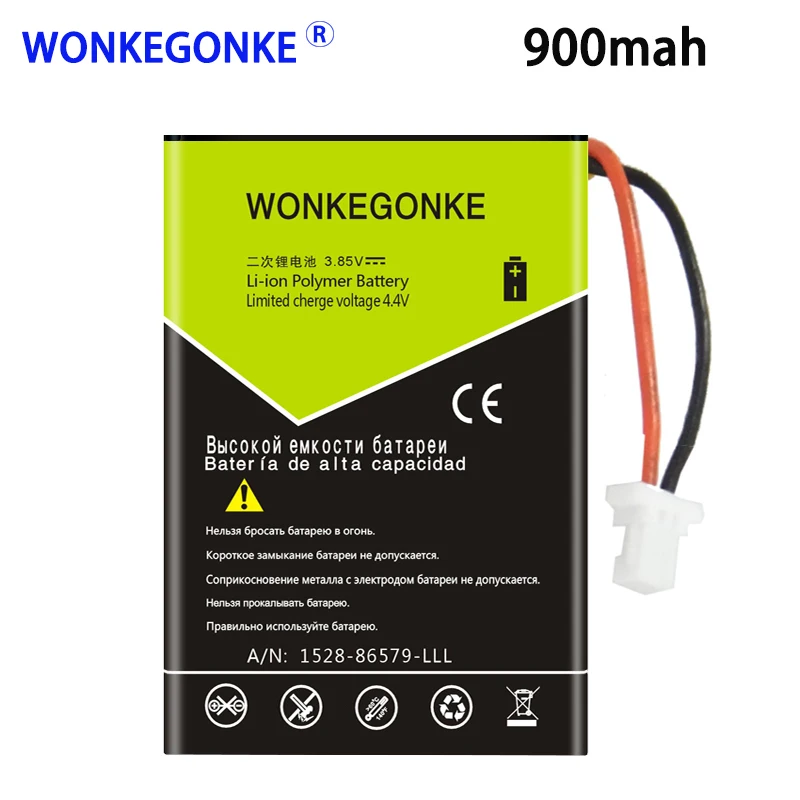 Wonkegonke 900 мА-ч для sony Портативный считыватель PRS-500 PRS-500U2 PRS-505 PRS-505SC/JP PRSA-CL1 Батарея LIS1382(J