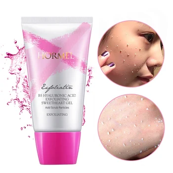 

Hyaluronic Acid Scrub Cream Exfoliating Peeling Gel Smooth Deep Clean Facial Acne Blackhead Remove Face Cleanser UZ85