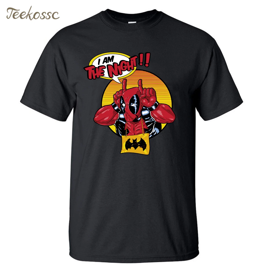 Deadpool T-Shirt hommes I Am The Night T-Shirt 2018 été hauts T-Shirt graphique coton Camiseta piscine morte t-shirts drôles hommes